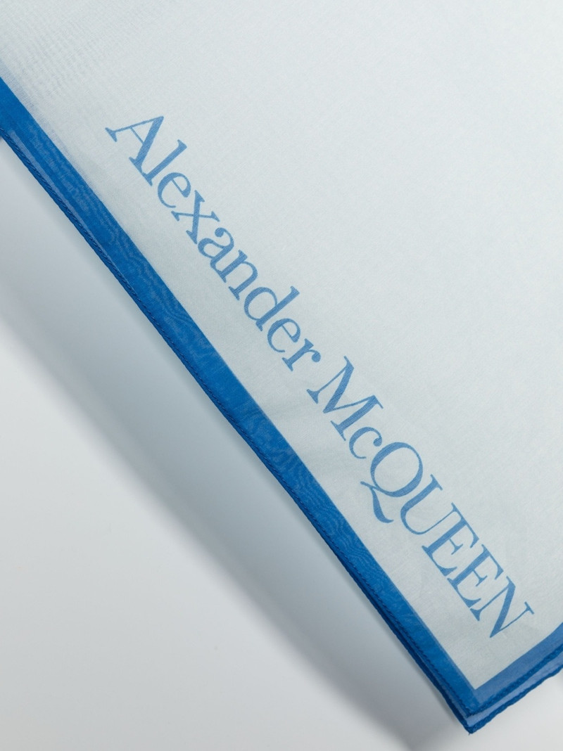 Alexander McQueen gradient-effect logo scarf outlook