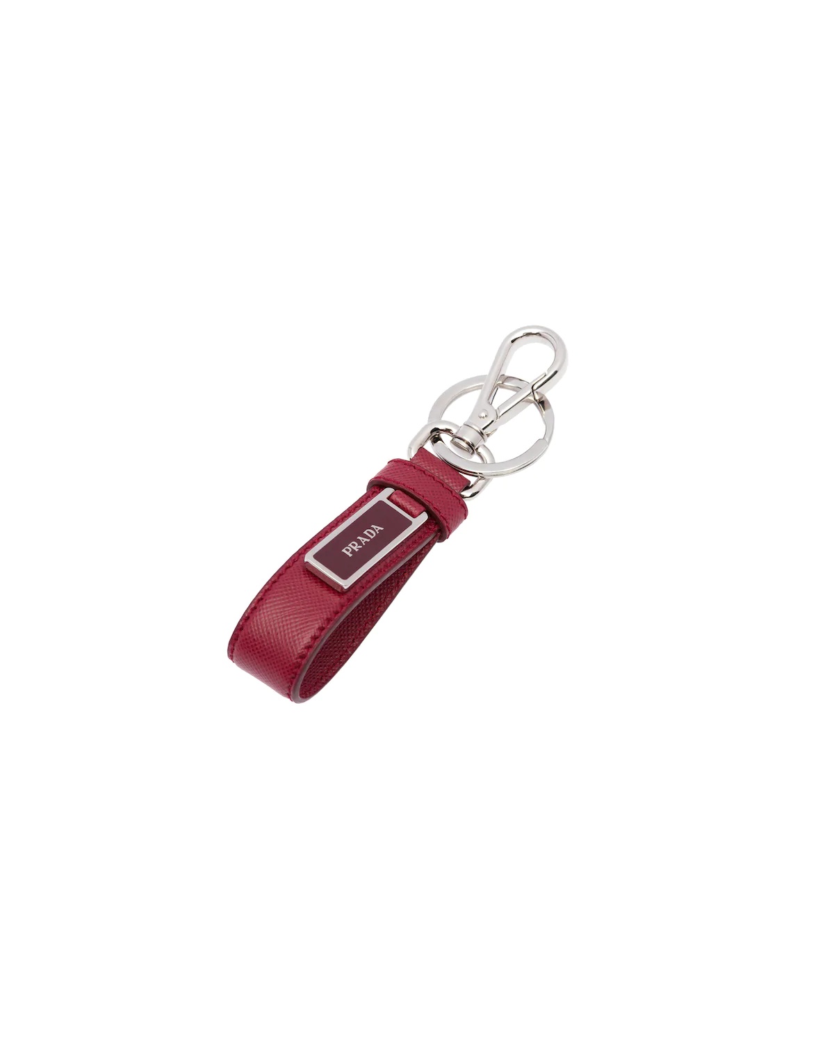 Saffiano Leather Keychain - 2