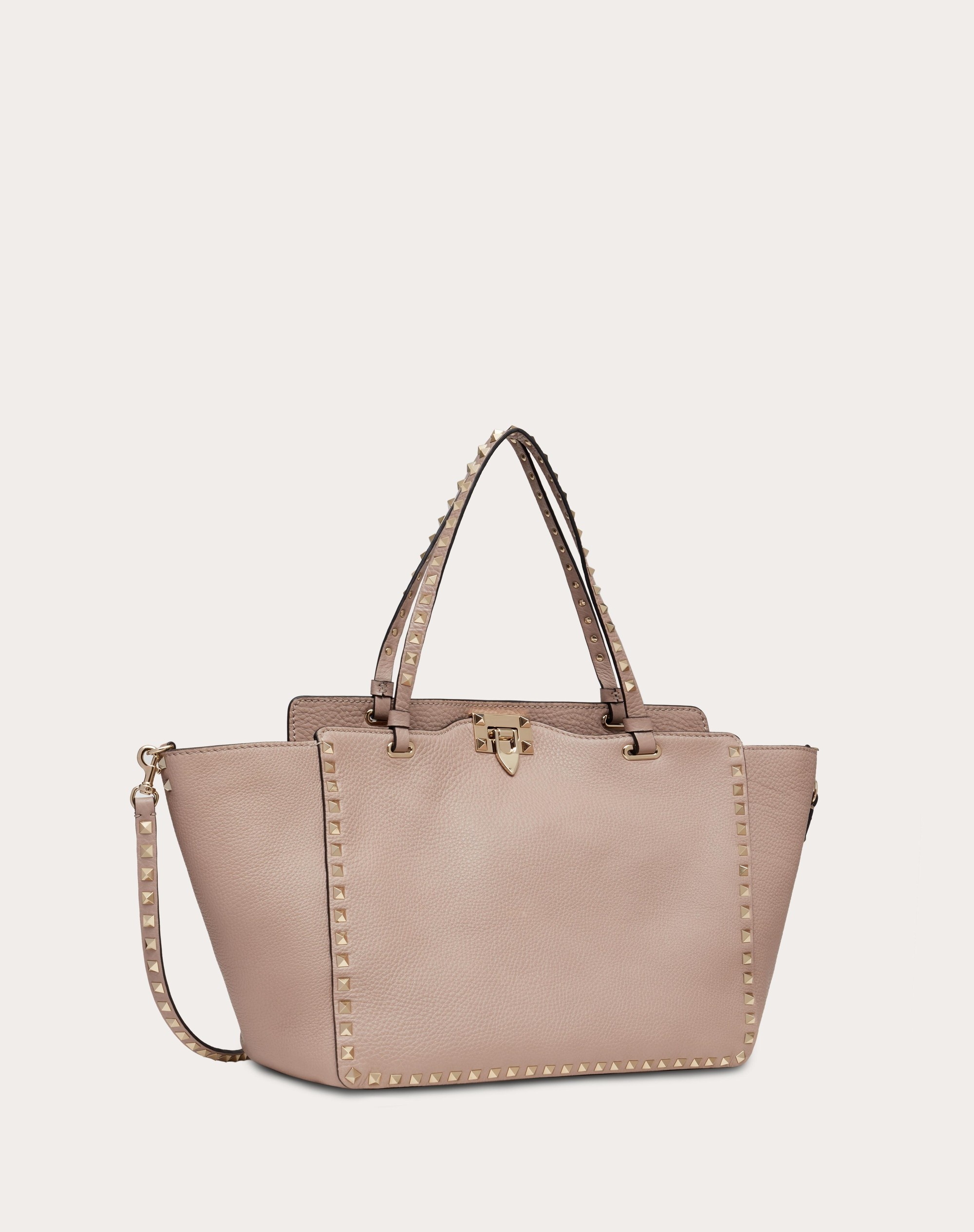 MEDIUM GRAINY CALFSKIN ROCKSTUD BAG - 3