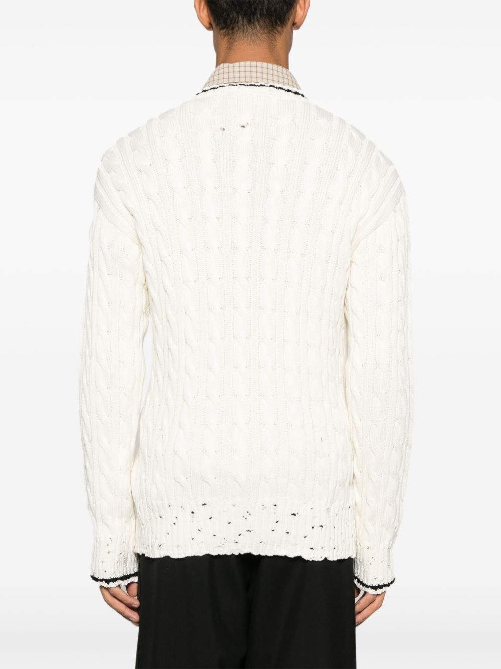 cable-knit sweater - 4