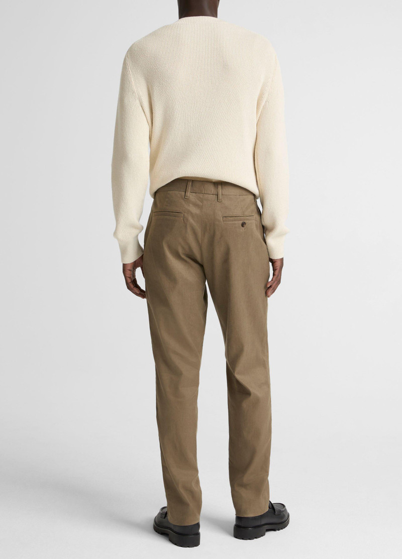 Vince Owen Athletic Linen-Cotton Extended-Tab Pant outlook