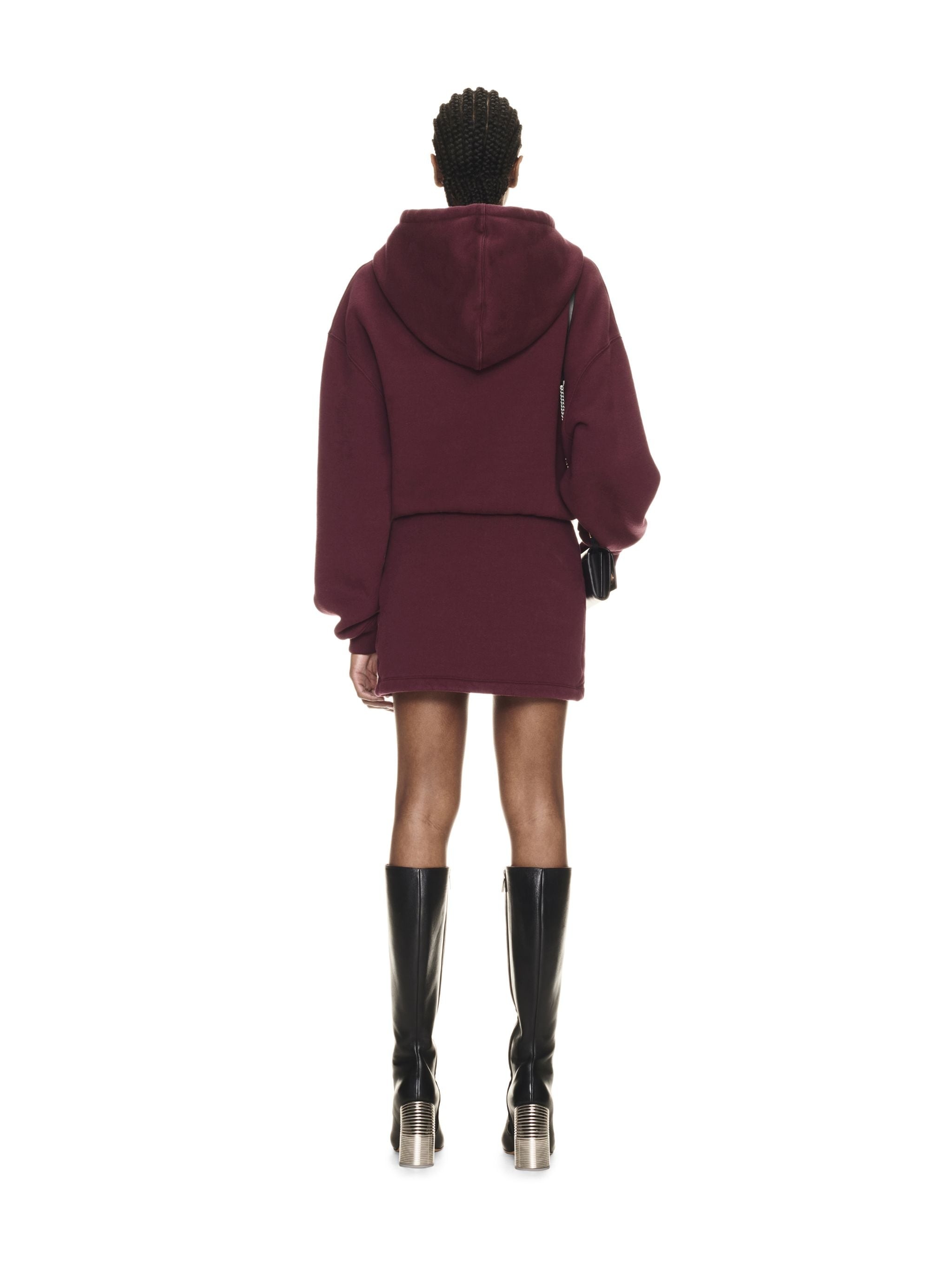 For All Book Hoodie Sweatdres Burgundy - 4
