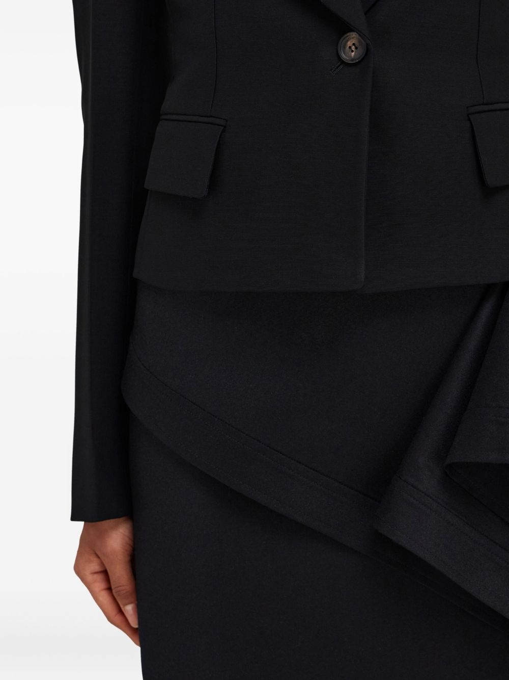 cropped blazer - 6