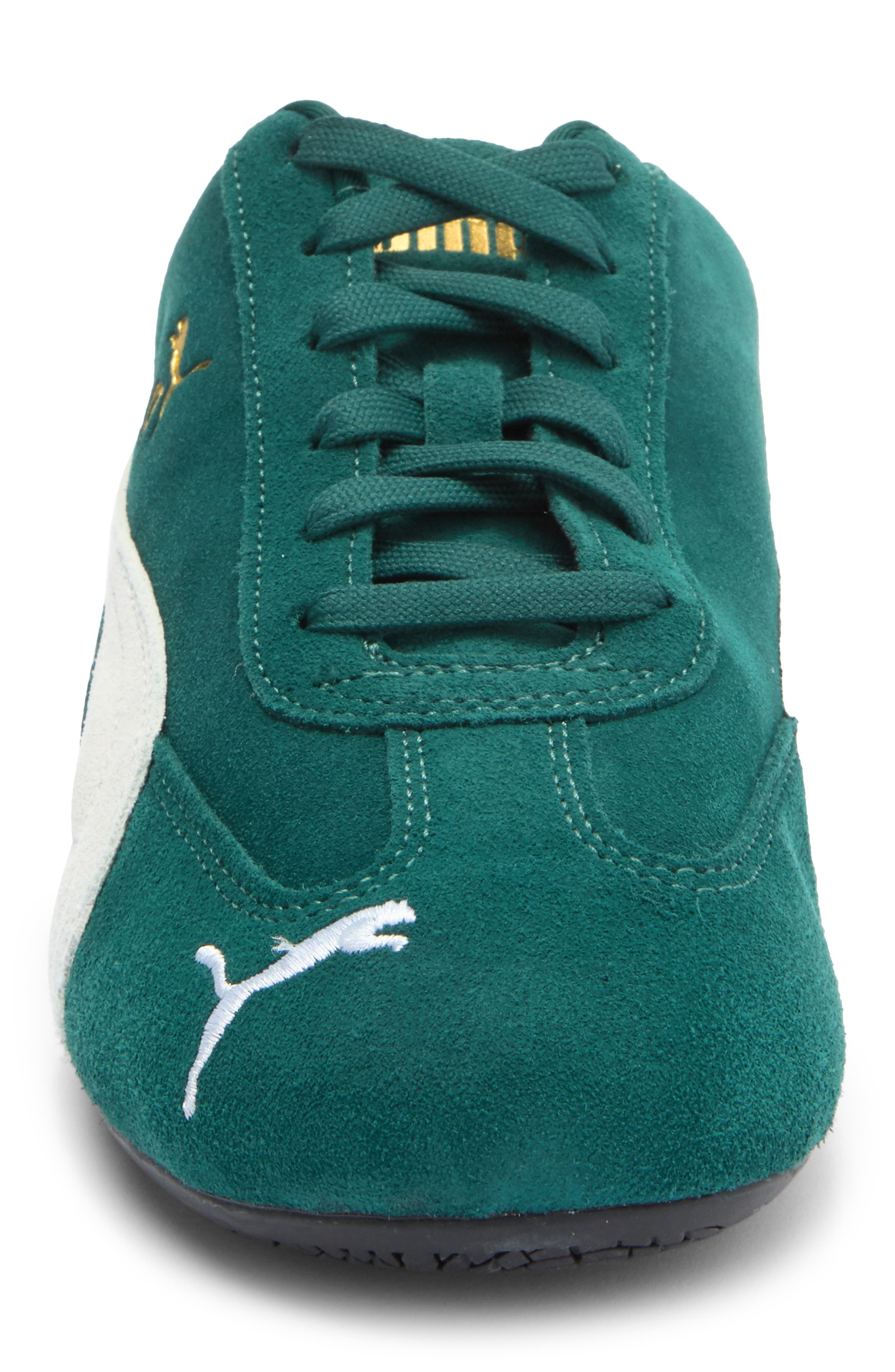 PUMA Speedcat OG Sneaker in Dark Myrtle/Puma White at Nordstrom - 4
