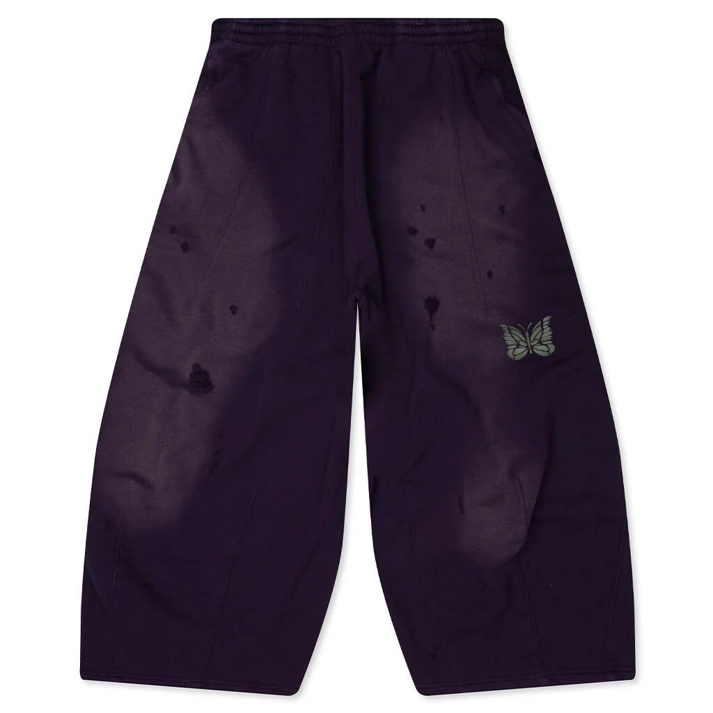 DECONSTRUCTED H.D. SWEAT PANT - PURPLE - 1