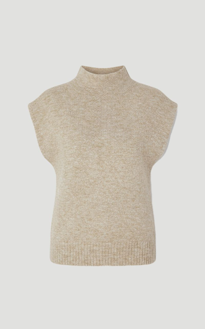 Wool Blend Cosy Knit Sleeveless Tank Top 4