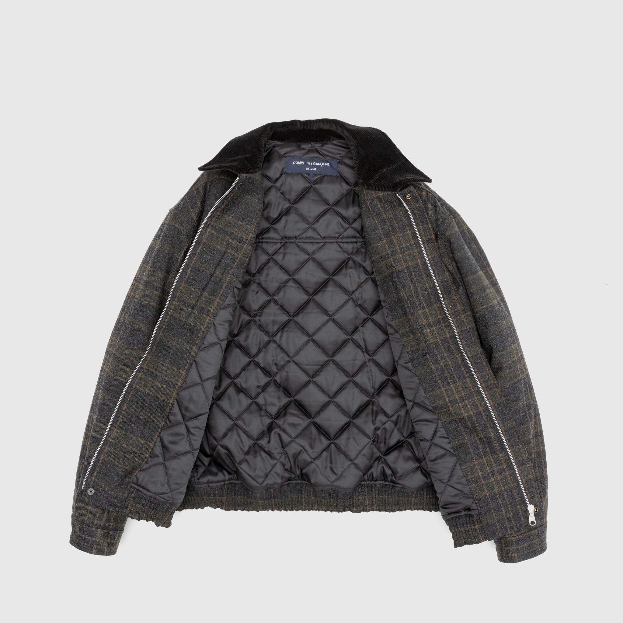 comme des garçons homme tweed coat Vintage AW1988 Comme Des Garcons Homme Plus Tweed Jacket by
