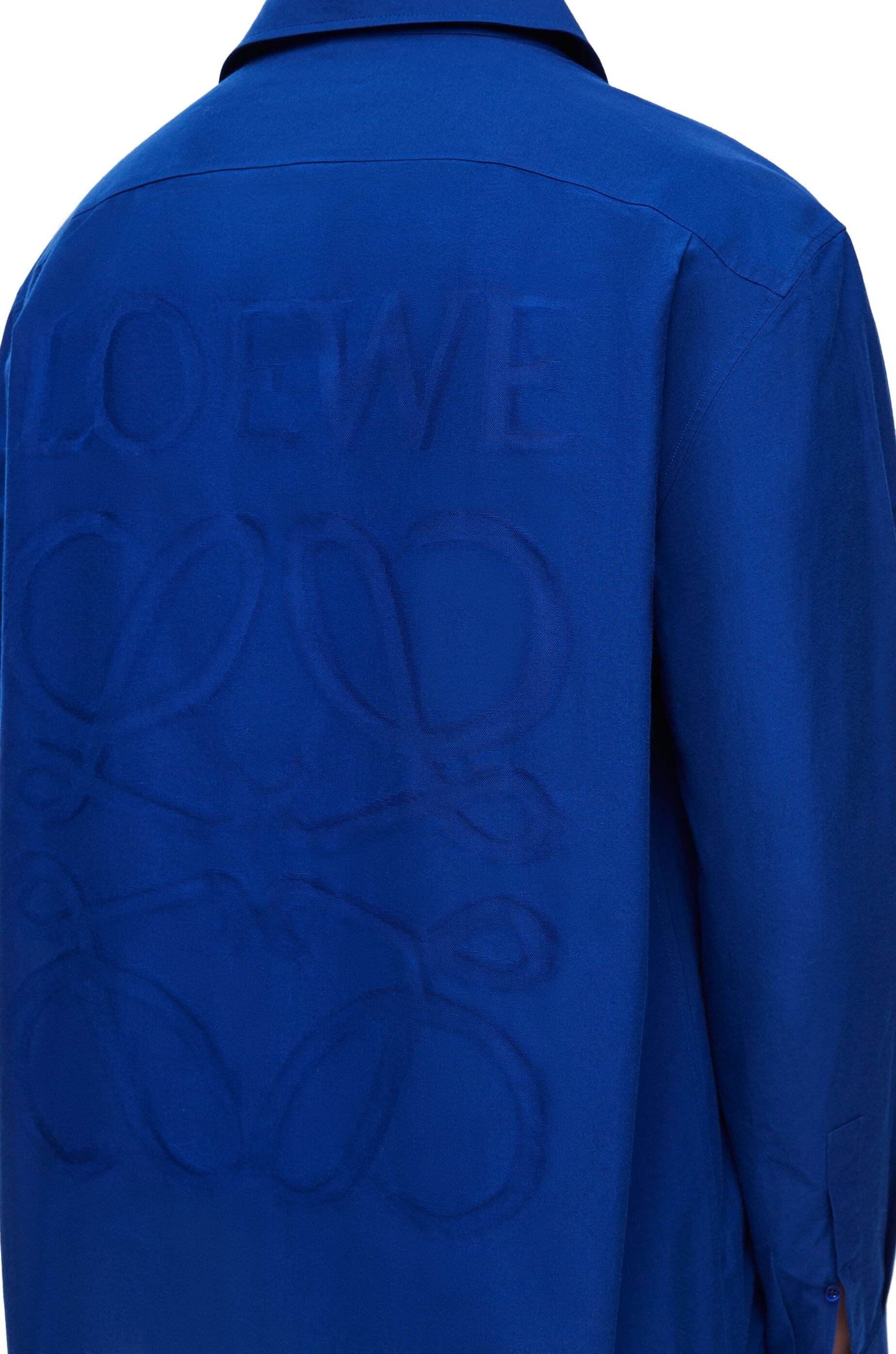 Hooded overshirt in cotton - 5