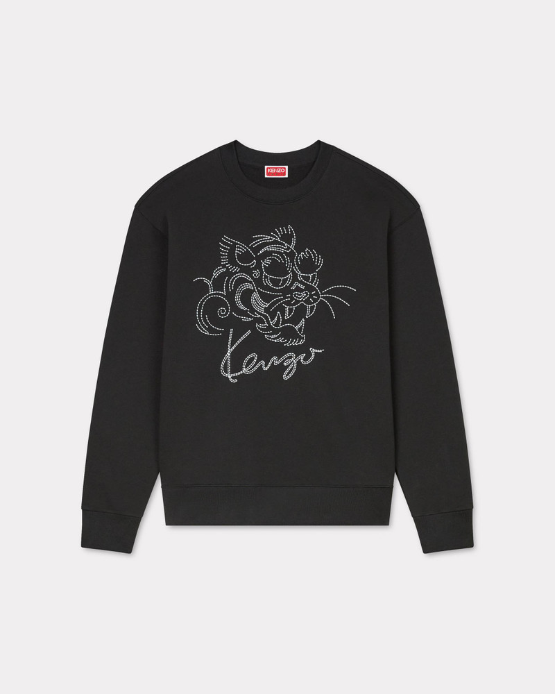 'KENZO Star Tiger' embroidered sweatshirt 1