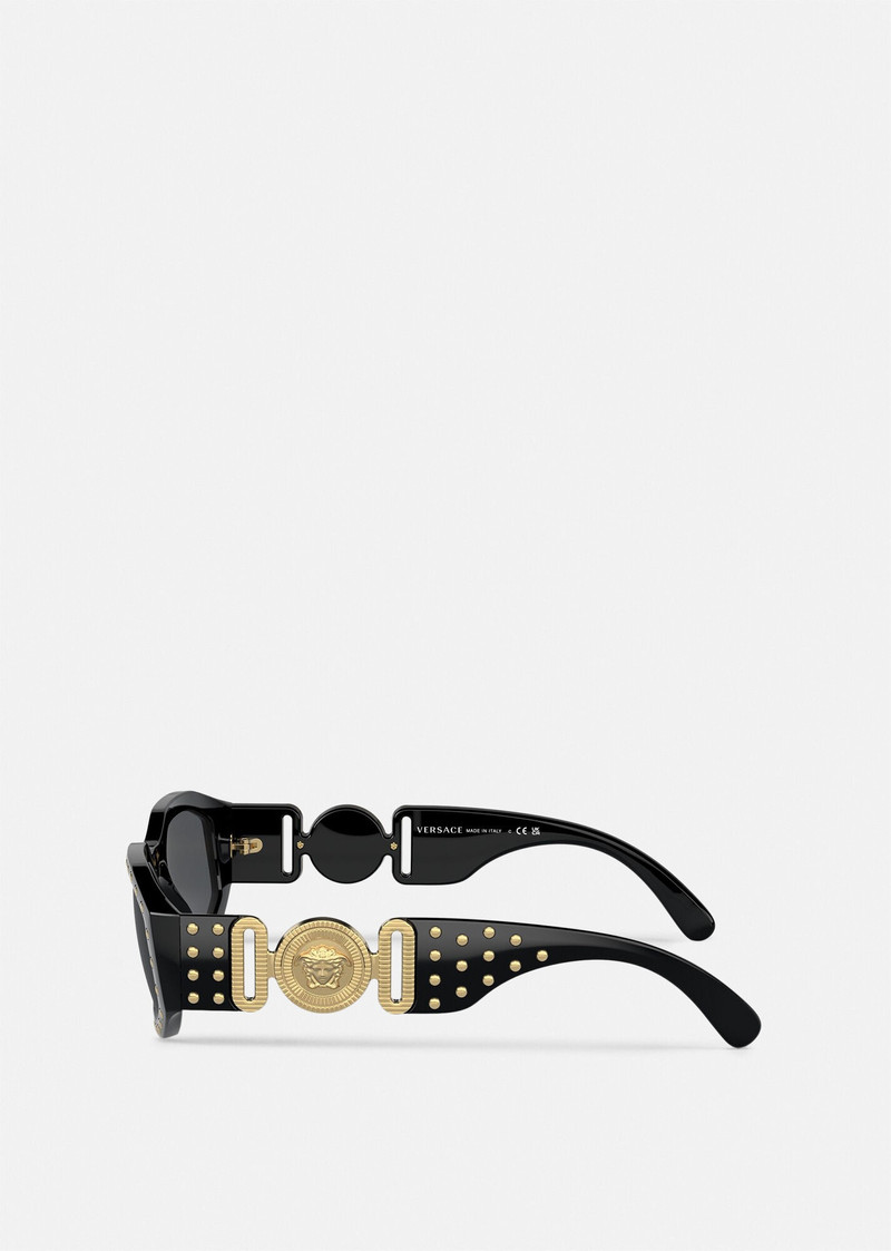 Studded Medusa Biggie Sunglasses 3