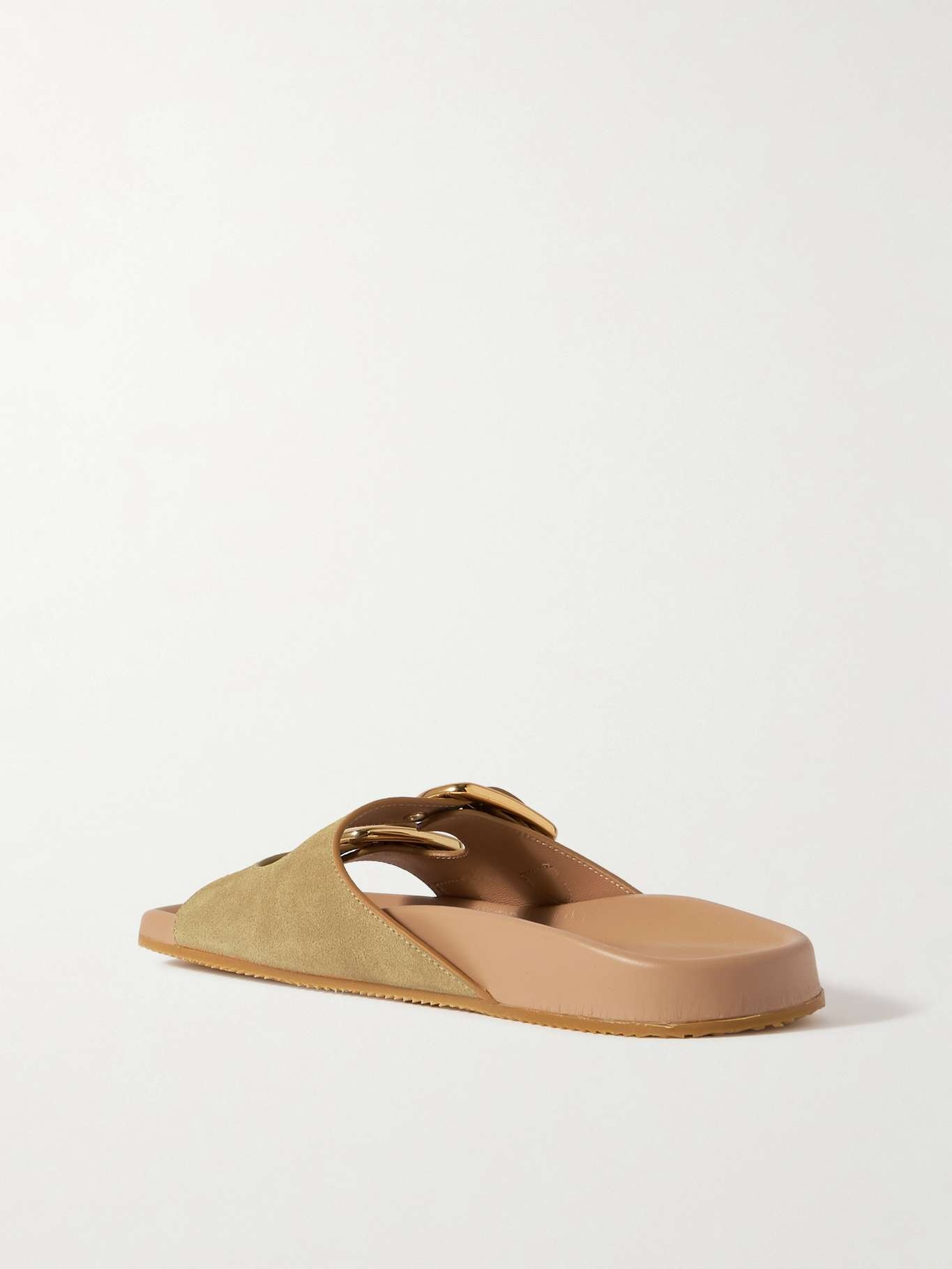 Polly suede slides Tan - 3