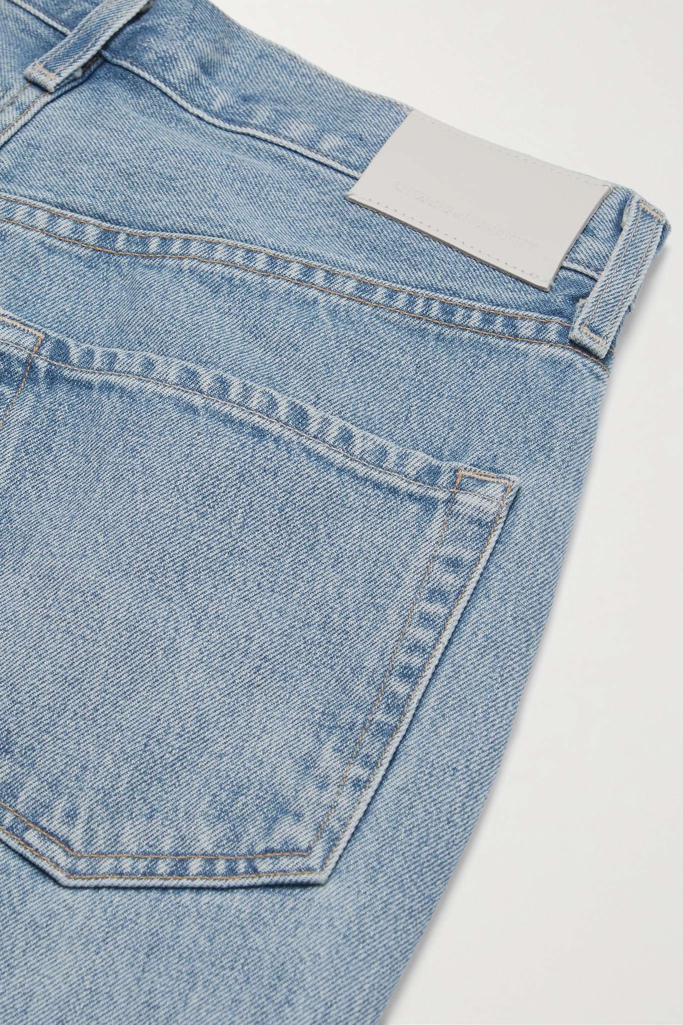 Ayla Baggy high-rise wide-leg organic jeans Light blue - 6