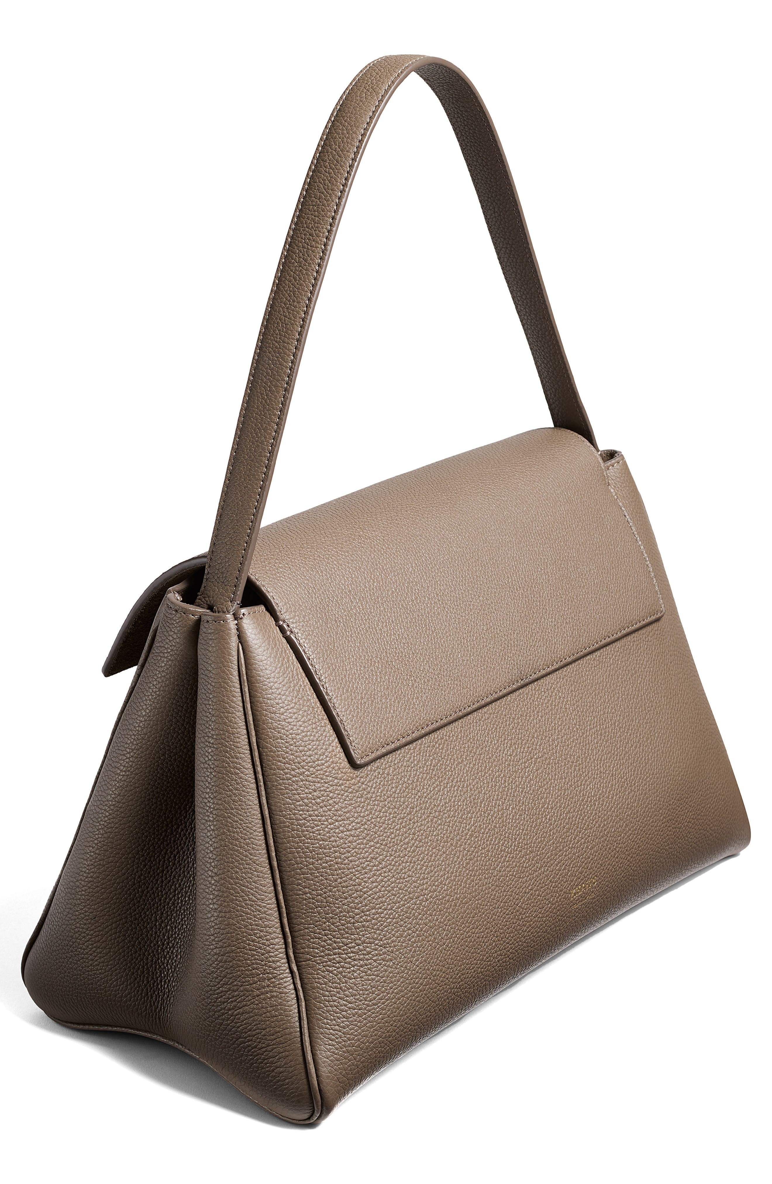 Khaite Audrey Leather Top Handle Bag in Elephant 105 at Nordstrom - 3