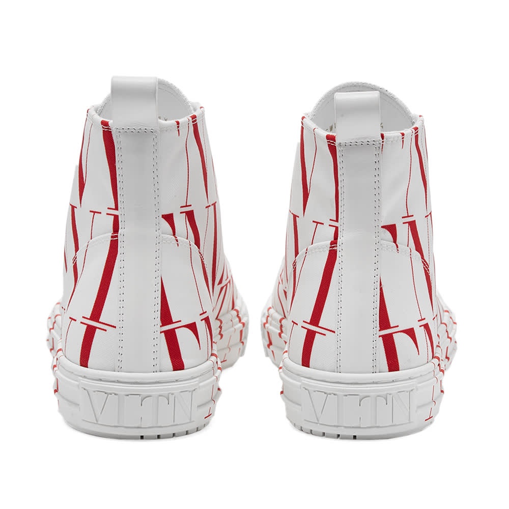 Valentino VLTN All Over Print Canvas High Top - 3