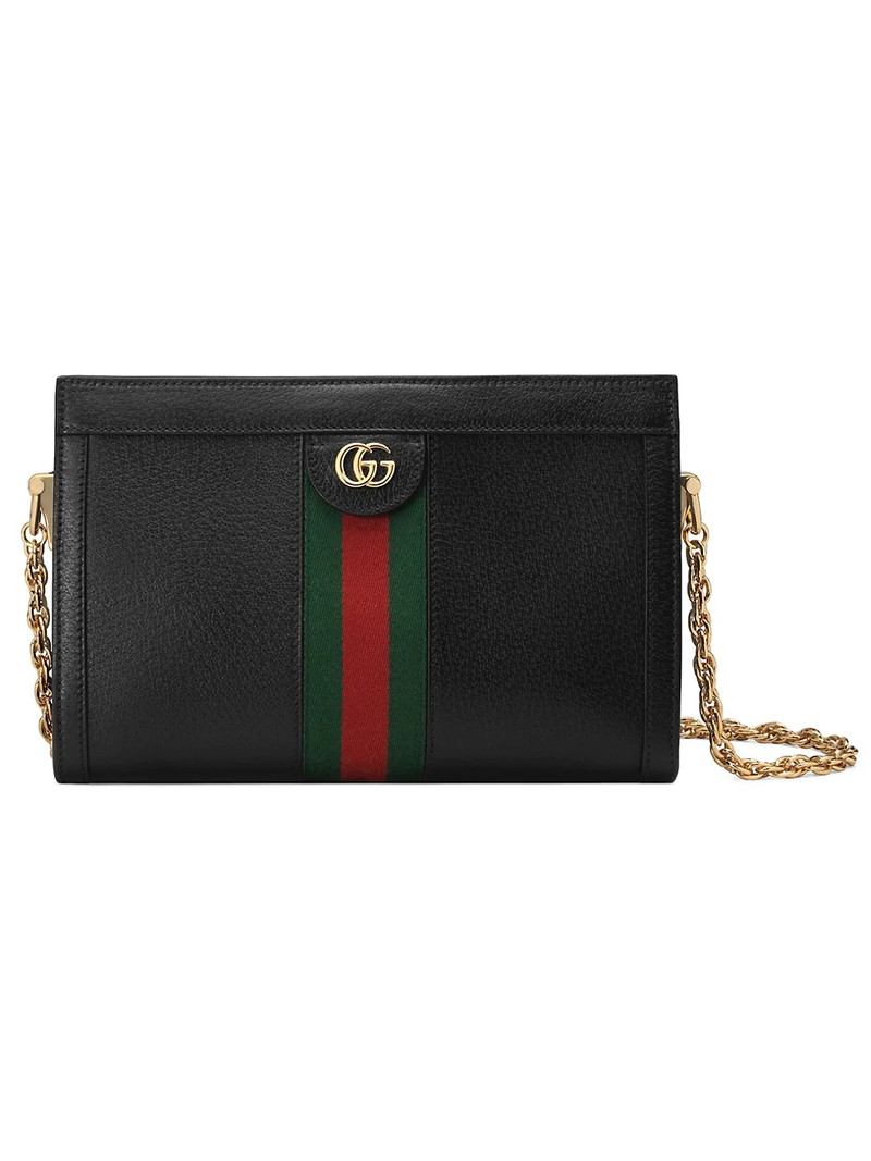 Ophidia Small leather shoulder bag - 1