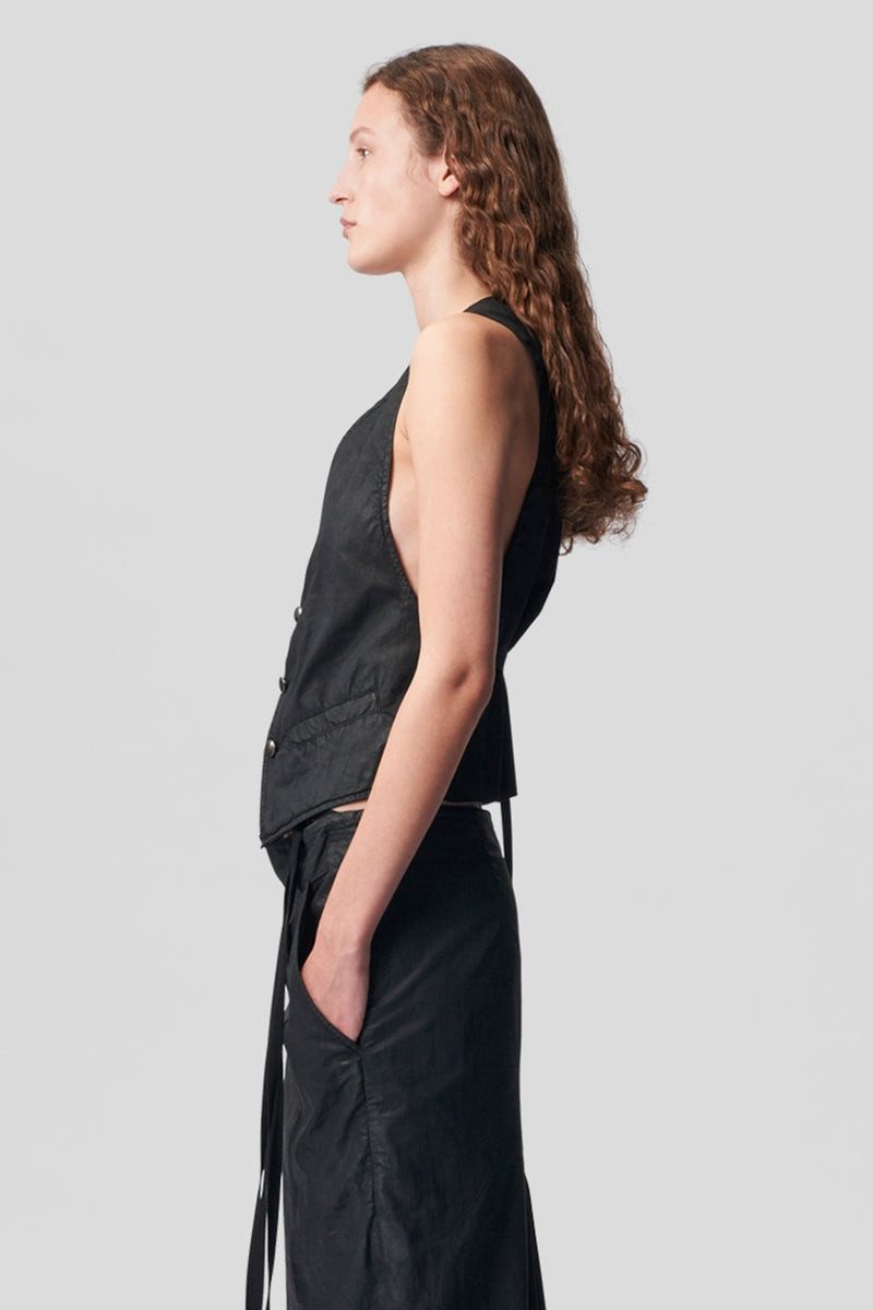 Ann Demeulemeester Lut Fitted Waistcoat outlook