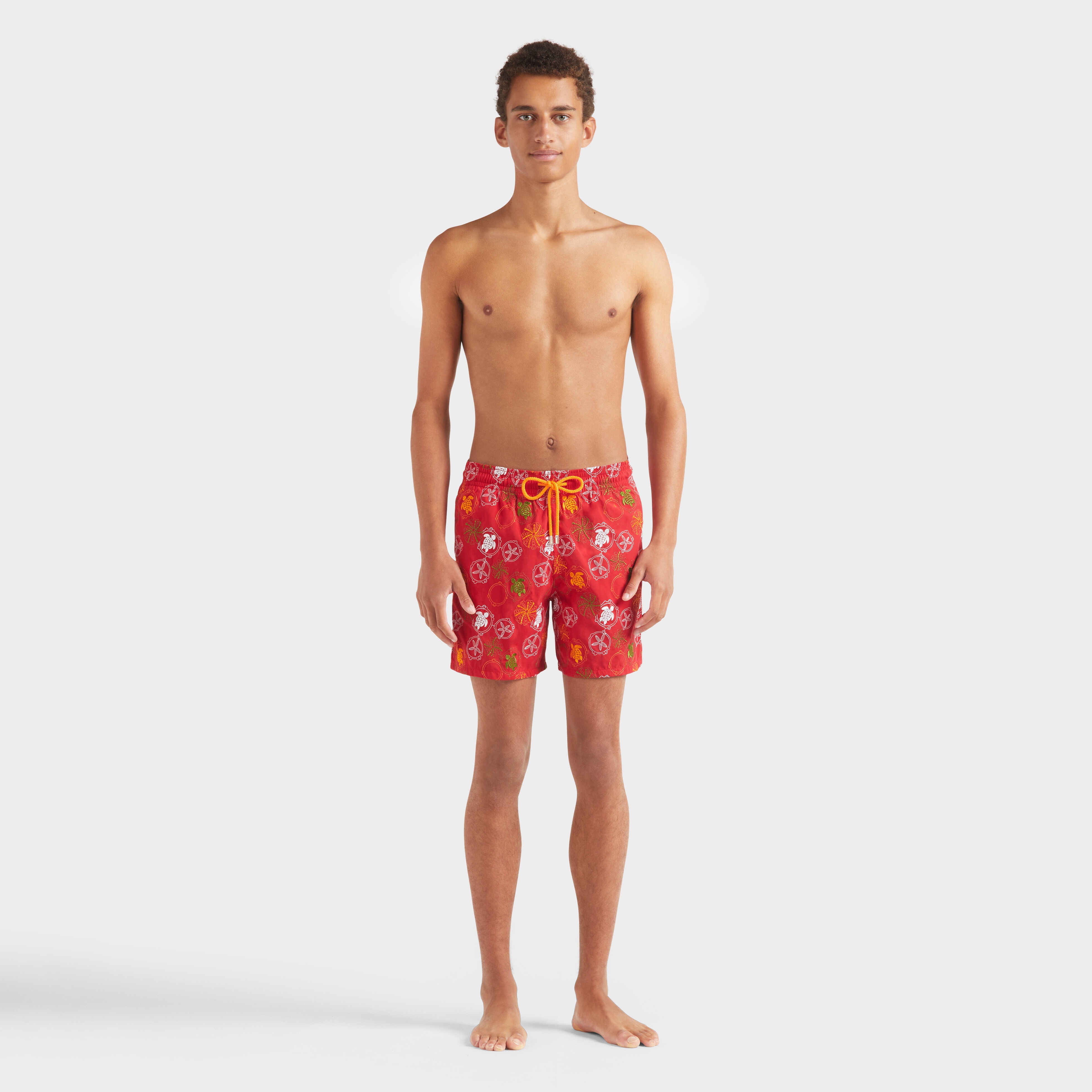 Men Swim Trunks Embroidered Oursins - Limited Edition - 3