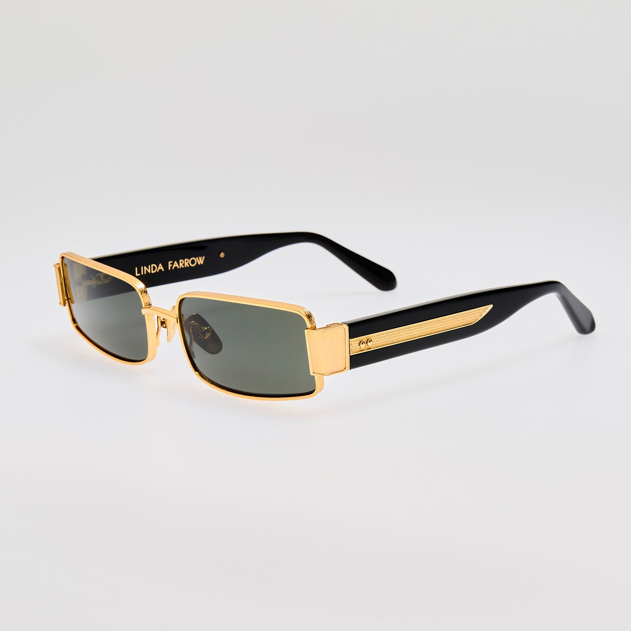 Kaia Sunglasses in Grey and Gold - 2