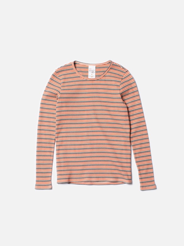 Jessy Striped Rib LS T-Shirt Multi - 1