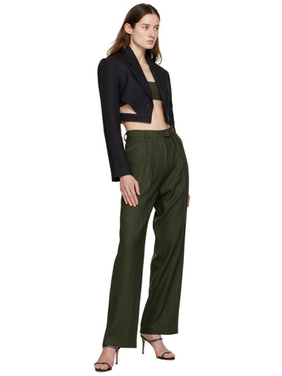 AYA MUSE Green Ori Trousers outlook