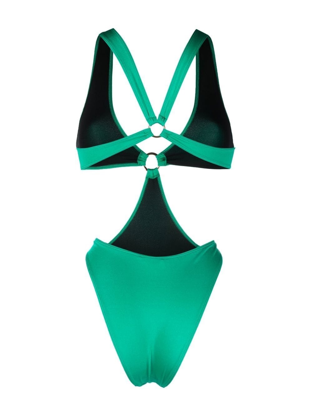 cut-out ring-detail one-piece - 2