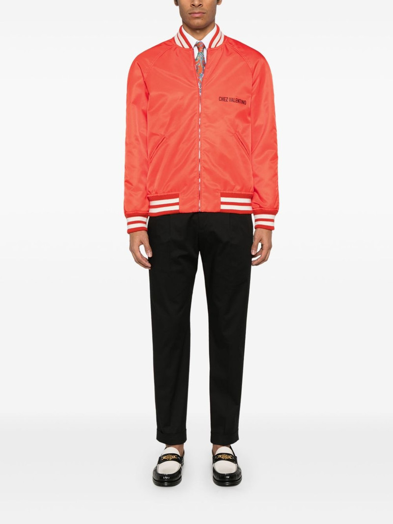 Valentino Chez Valentino-print bomber jacket outlook