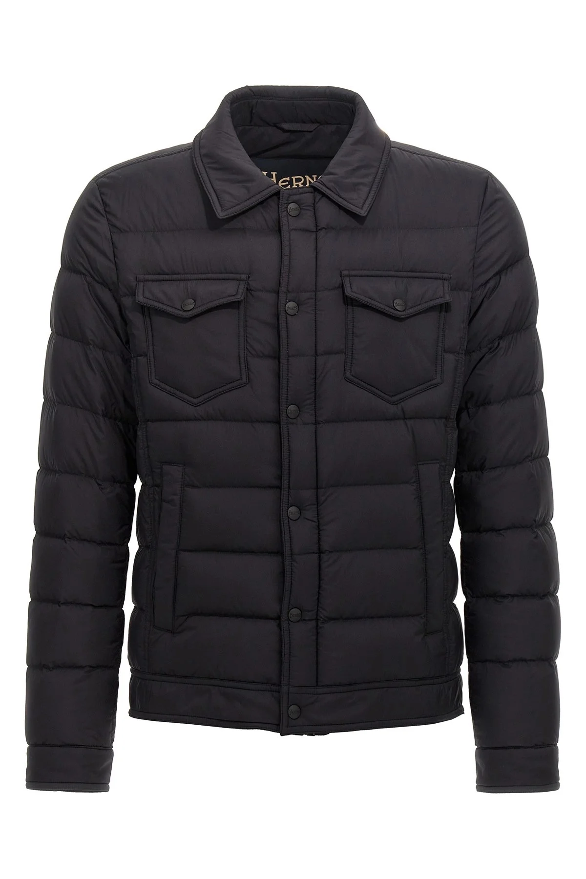 'La Denim' down jacket - 1