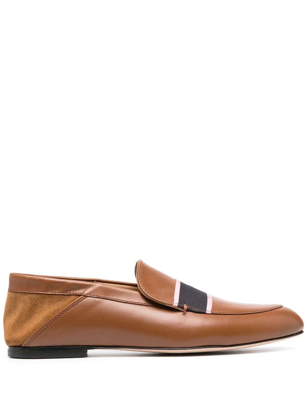 slip-on leather loafers - 1