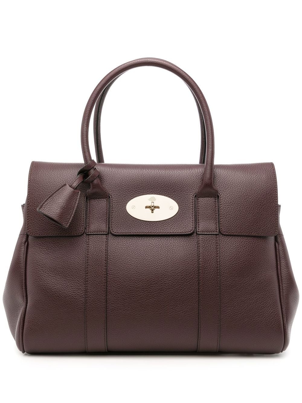 Bayswater grained leather tote bag - 1