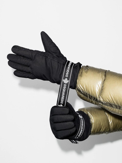 DSQUARED2 logo tape gloves outlook