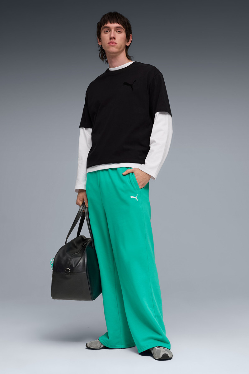 Wardrobe Essentials Men's Wide Leg Sweatpants 5