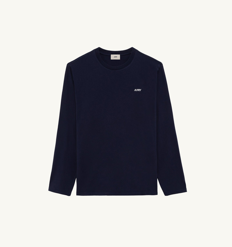UNISEX LONG-SLEEVE EMBROIDERED AUTRY LOGO TEE 1