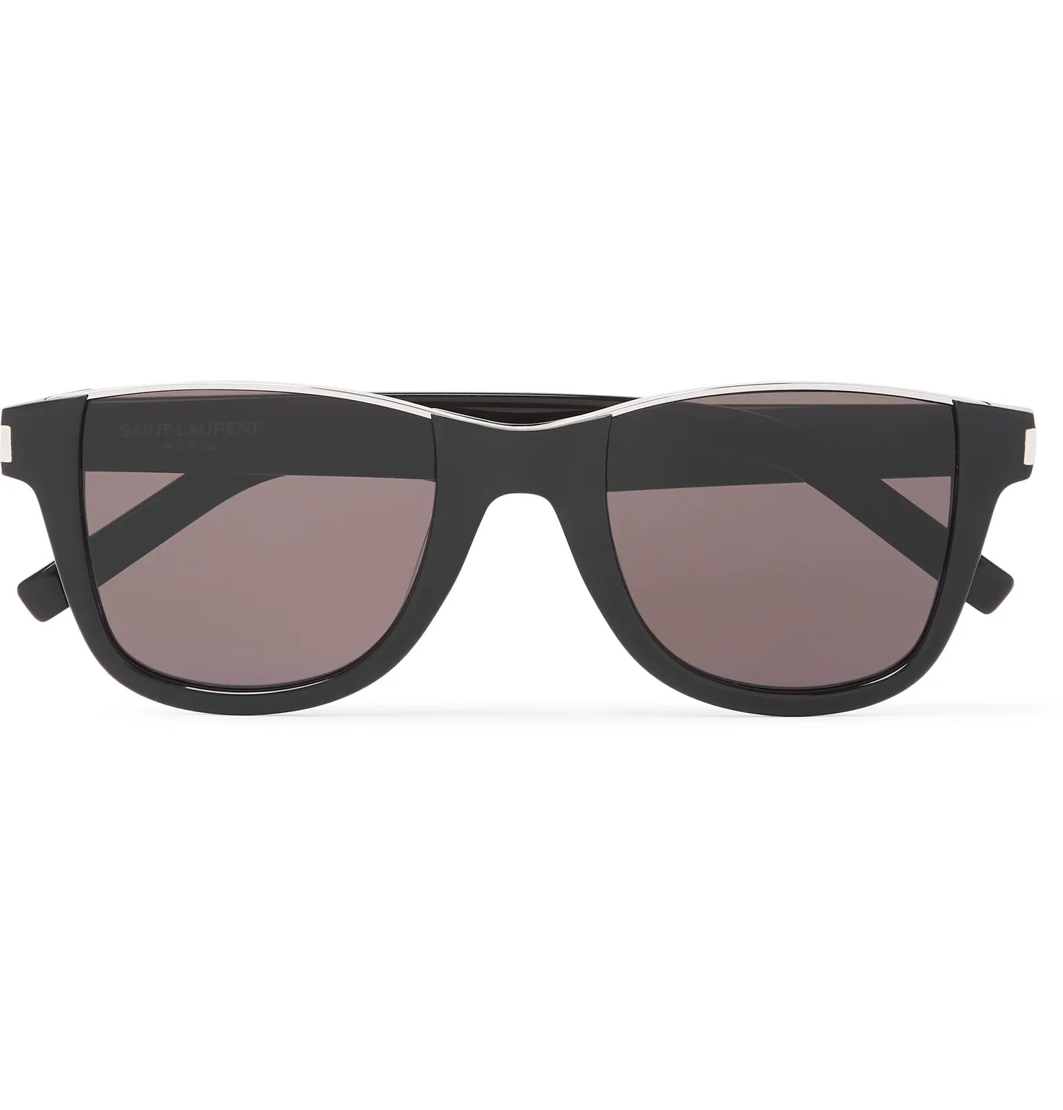 Square-Frame Acetate and Silver-Tone Sunglasses - 1