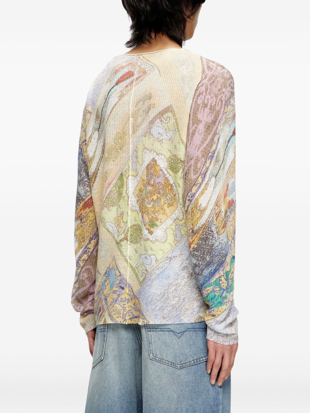 K-Renton printed long-sleeve top - 4