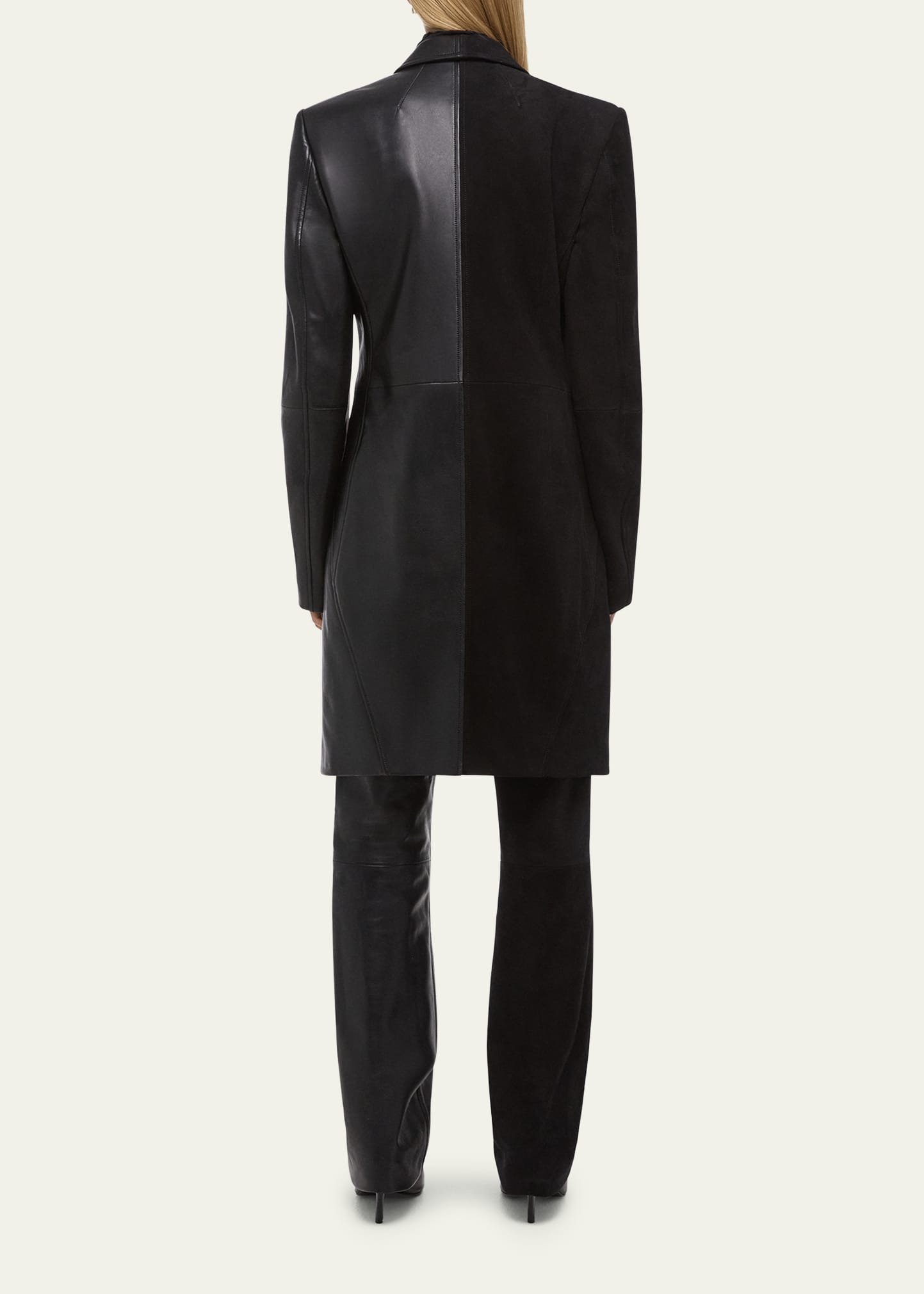 Sculpted Leather Apex Coat - 3