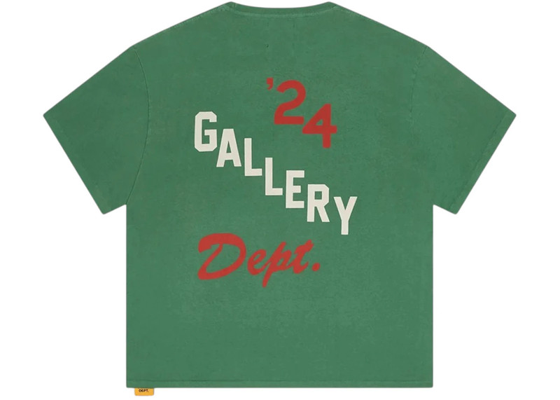 GALLERY DEPT. Gallery Dept. Arena Logo Print Cotton Jersey Tee Vintage Forest outlook