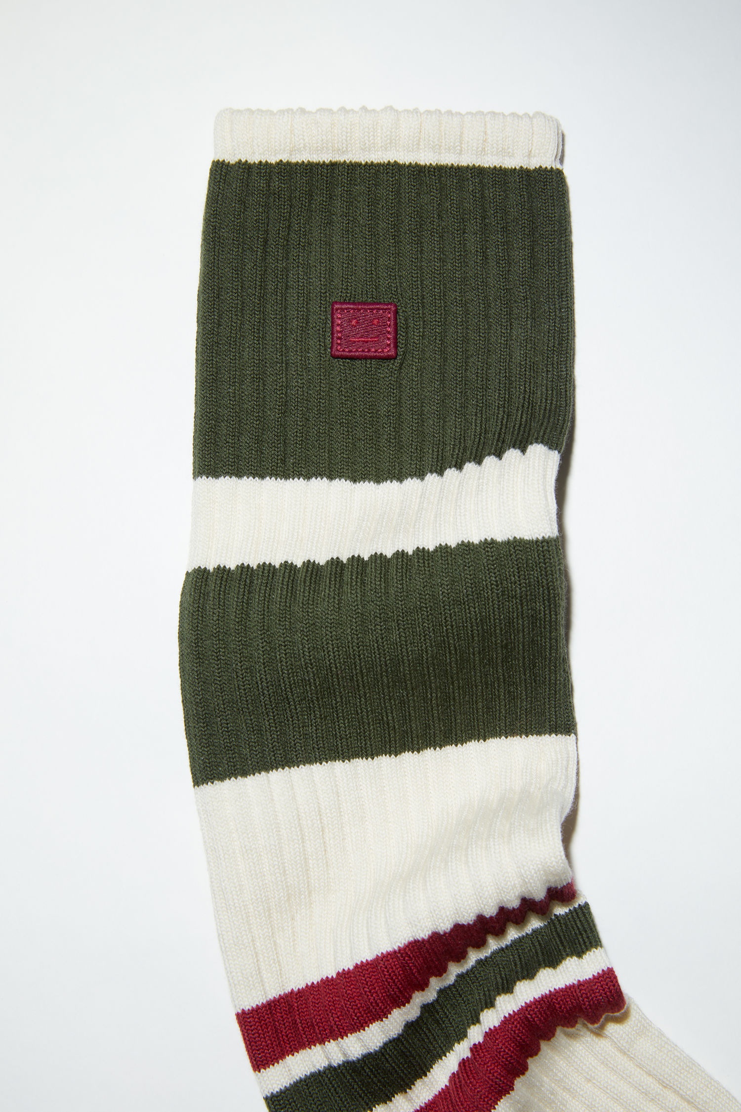 Striped socks - Dark khaki/multi - 4