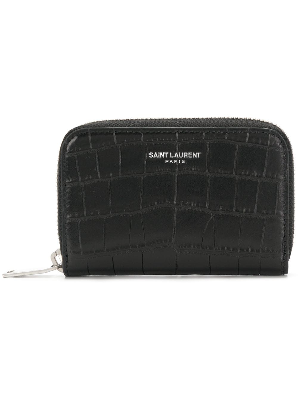 crocodile embossed wallet - 1