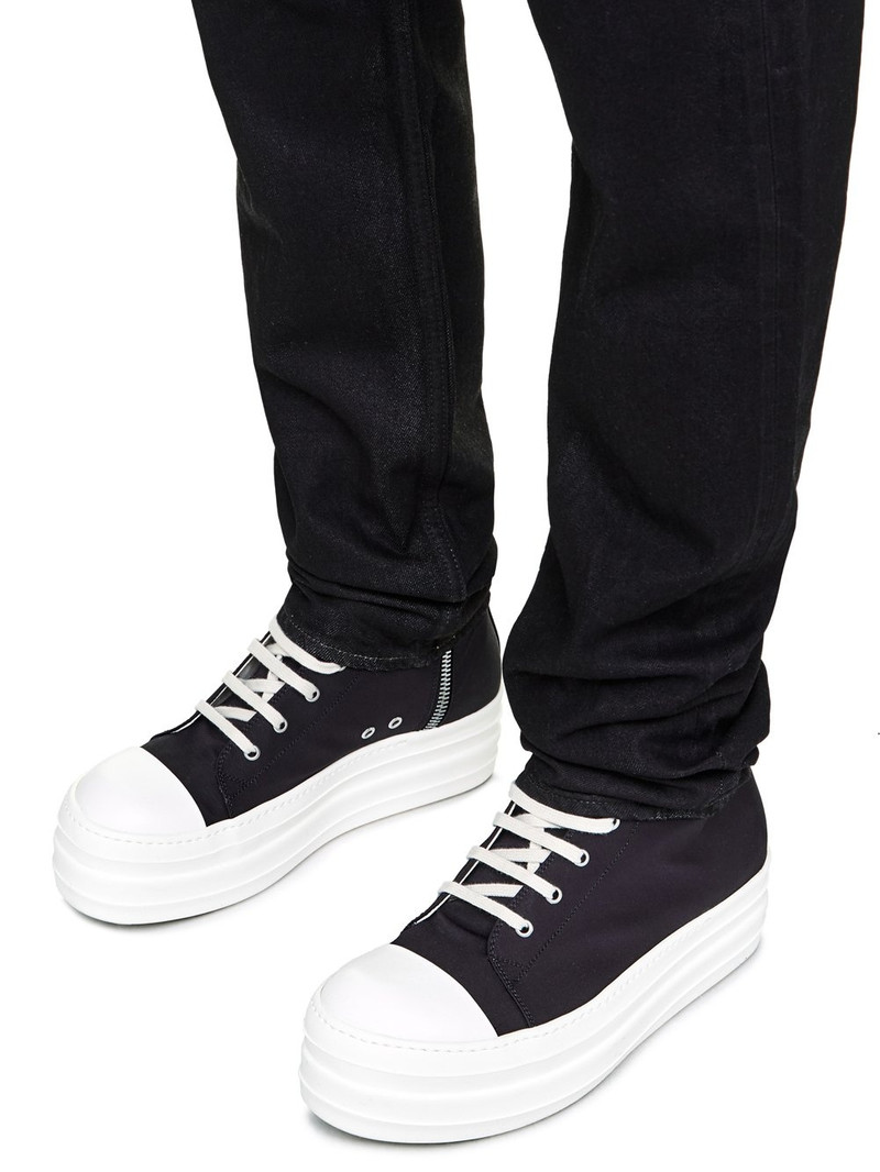 dropped-crotch cropped jeans 5