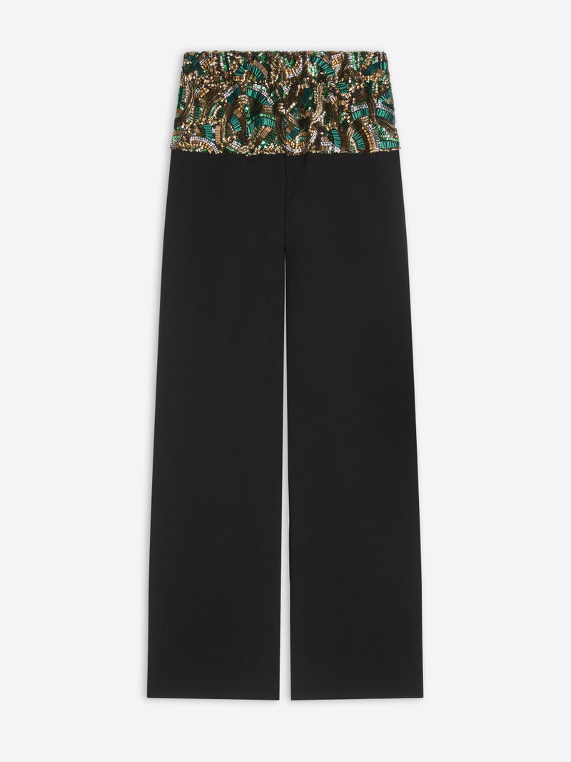 EMBROIDERED WAIST PANTS 1