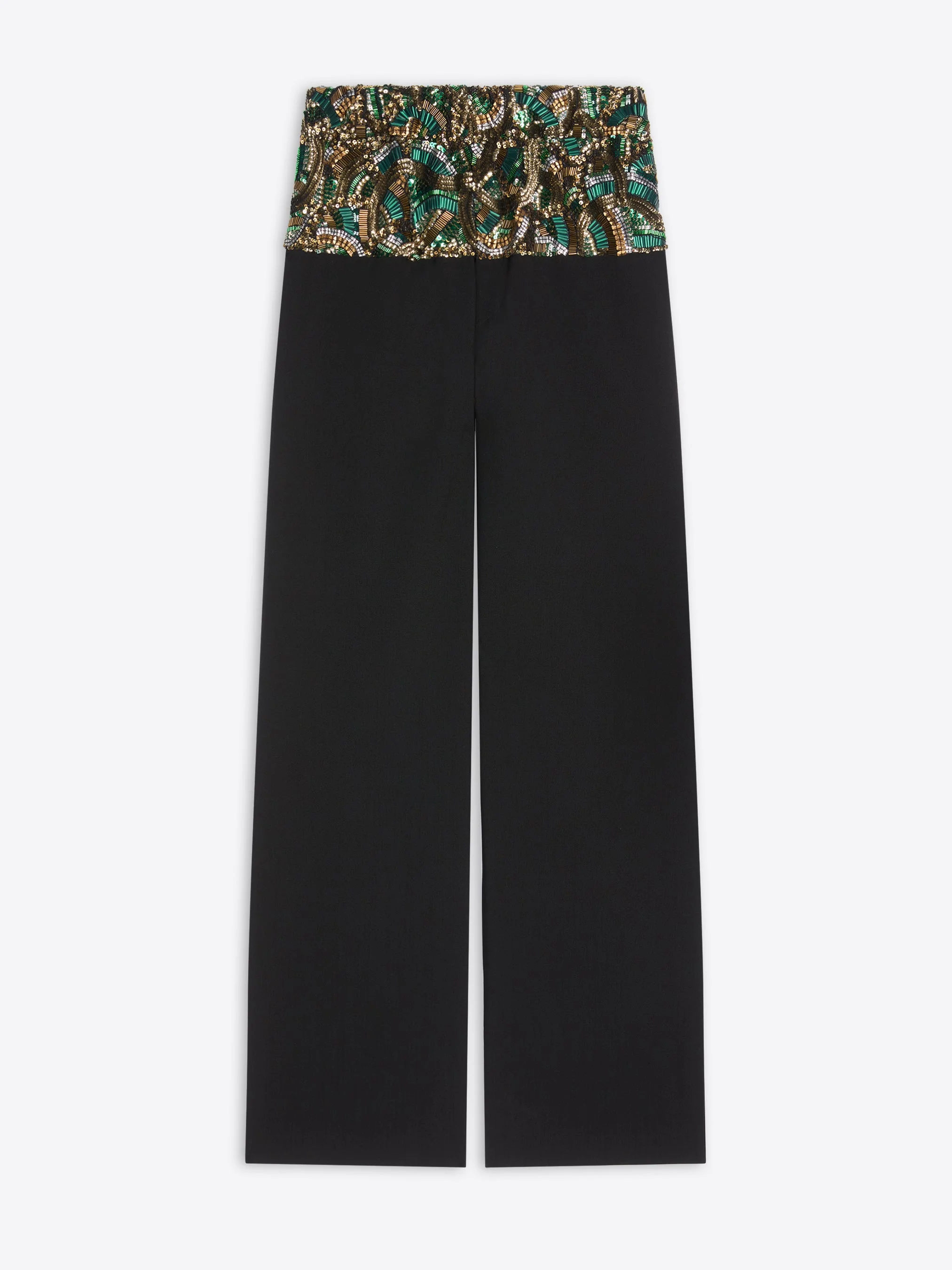 EMBROIDERED WAIST PANTS - 1
