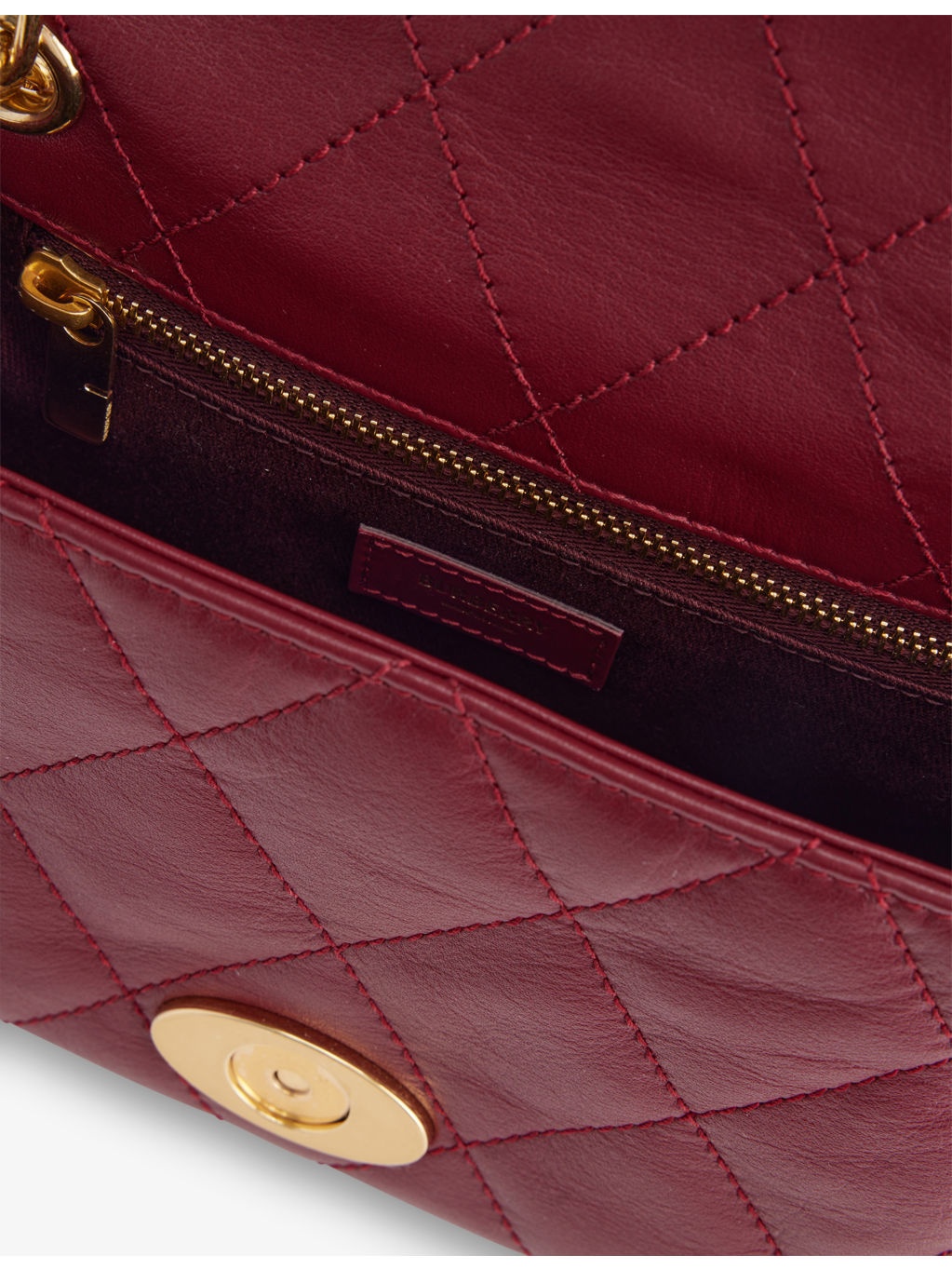 Small Strand Quilted Leather Shoulder Bag - 5
