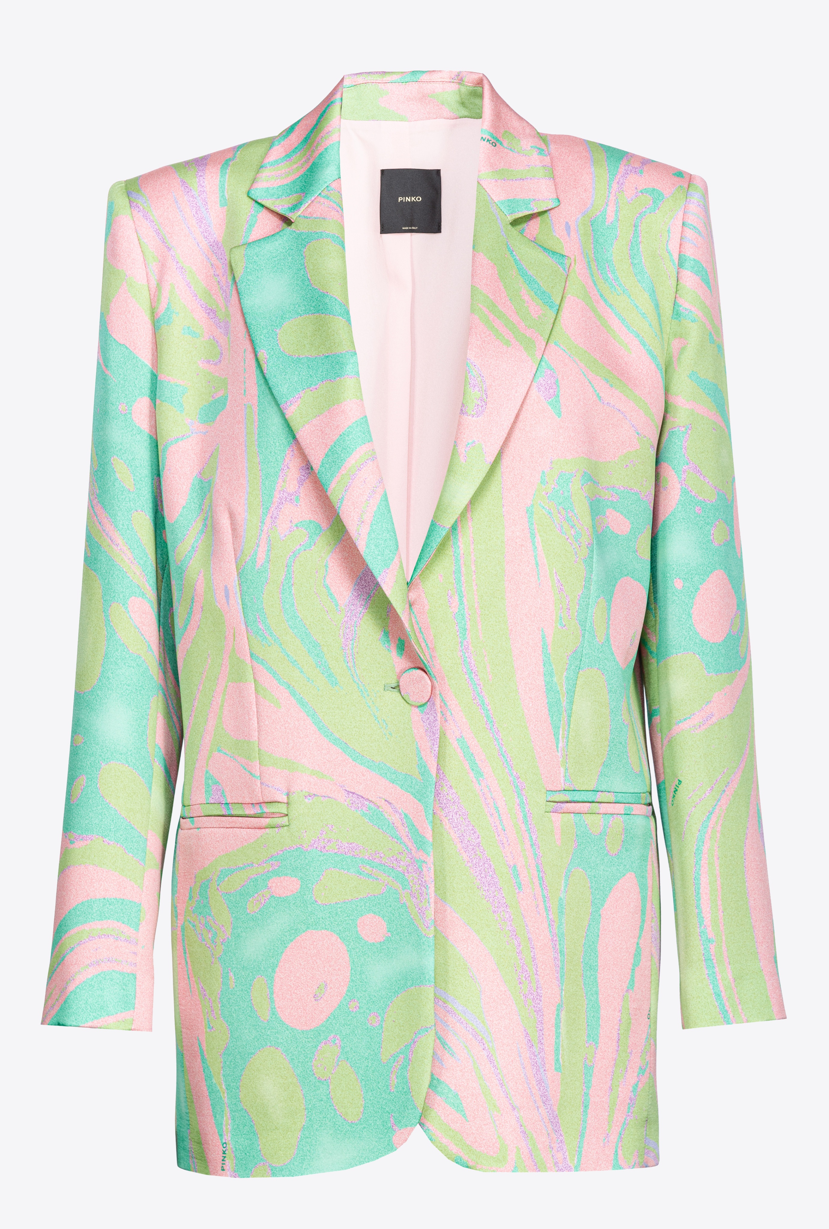 SPLASH-PRINT BLAZER - 1