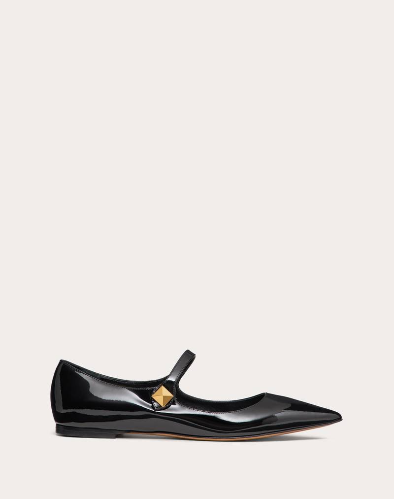 VALENTINO GARAVANI TIPTOE PATENT LEATHER BALLET FLATS 1