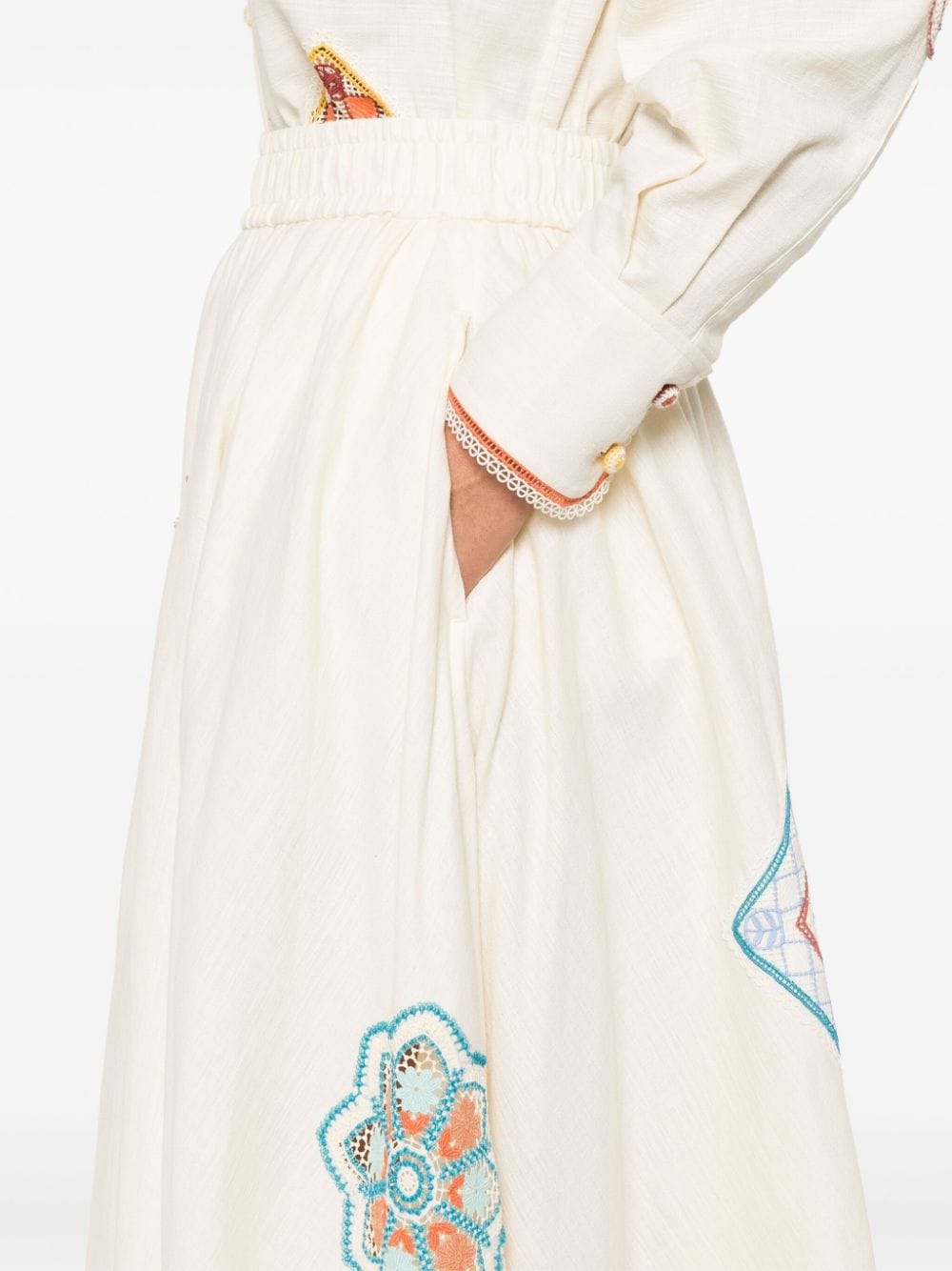 Ottie cotton midi skirt - 5