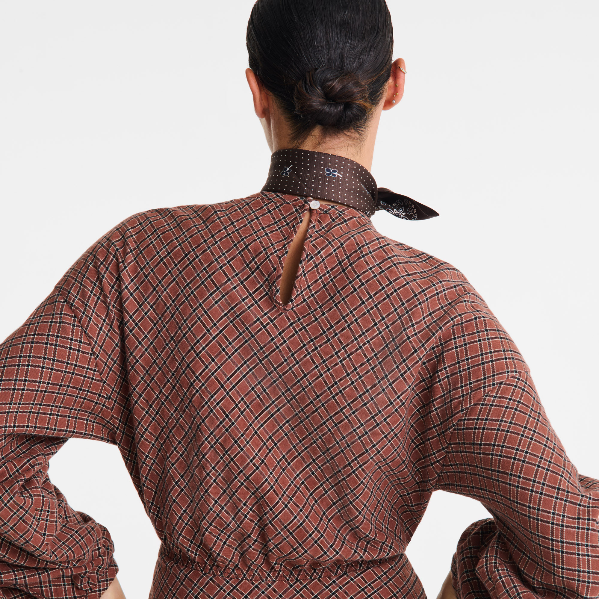 Dress Cashew - Jacquard cotton - 5
