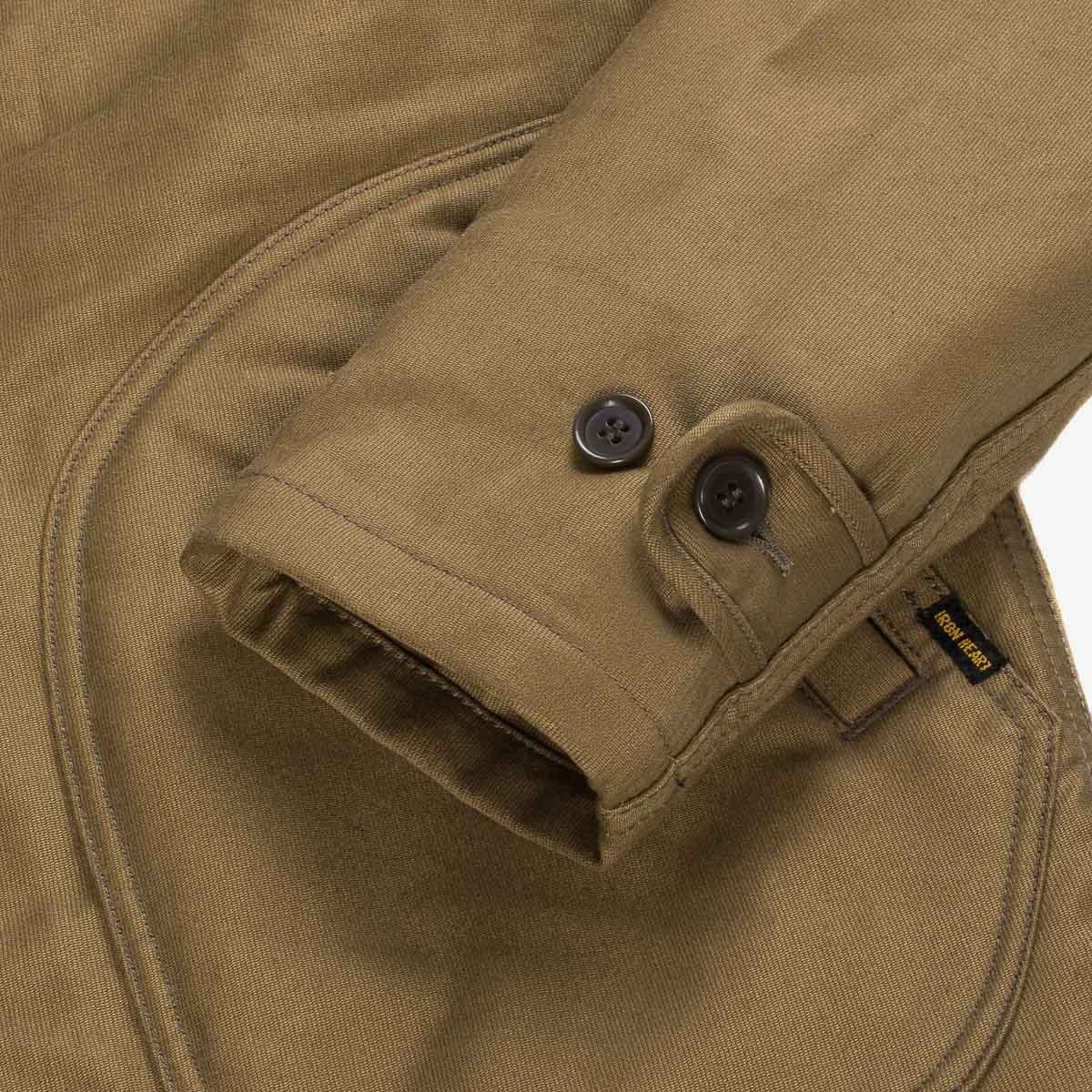 IHM-29-KHA Alpaca Lined Whipcord N1 Deck Jacket - Khaki - 7