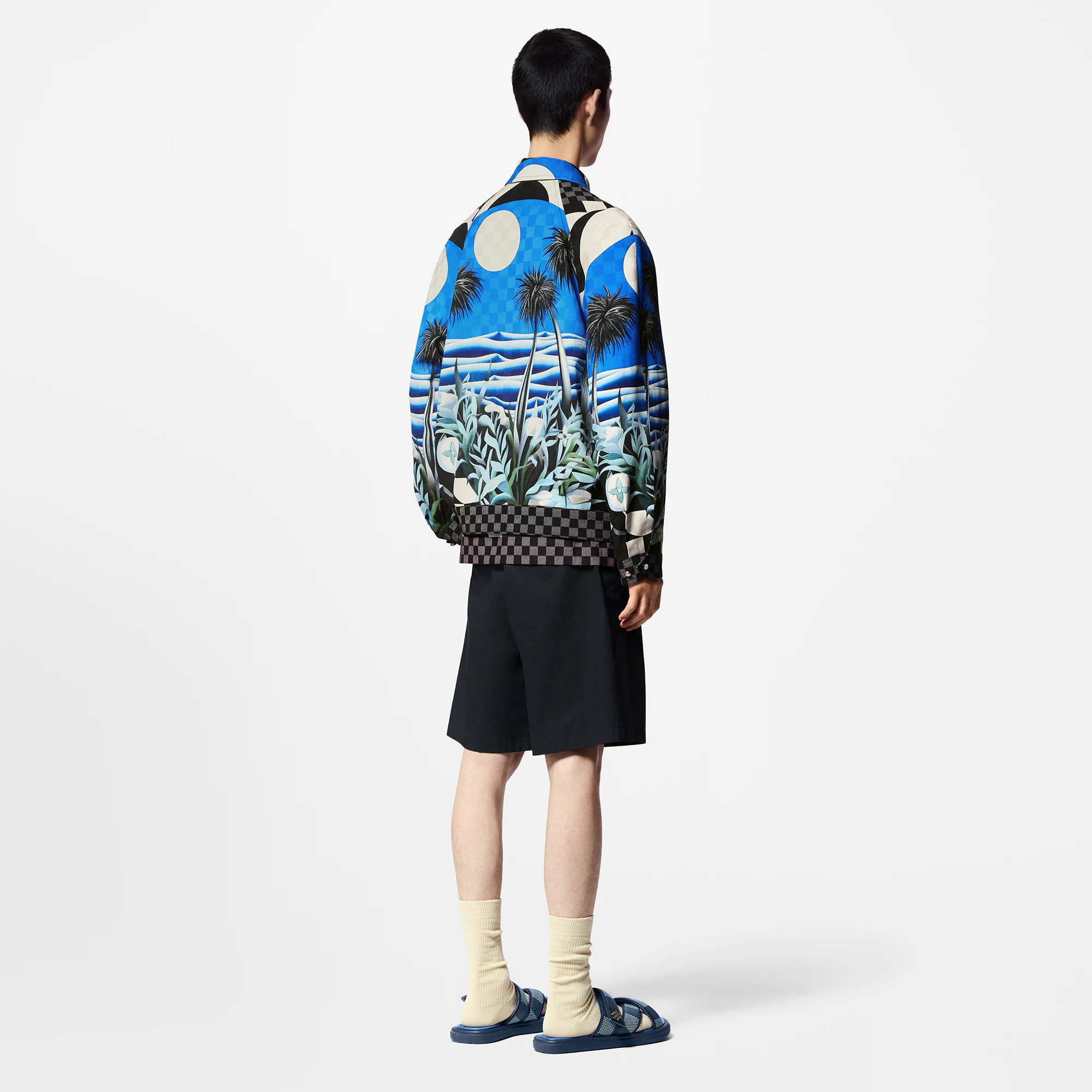 Printed Viscose Blouson - 3