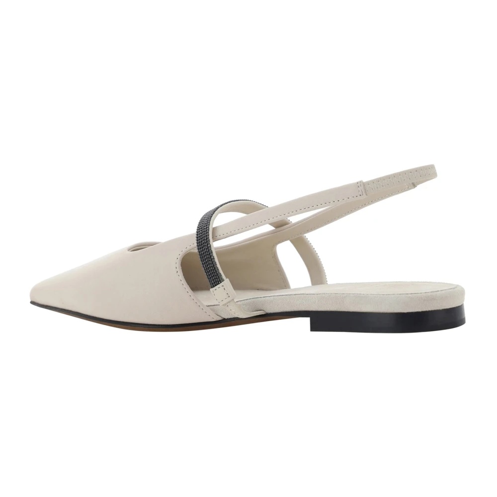 WOMENS SHOES BALLERINAS WHITE AW23 - 3