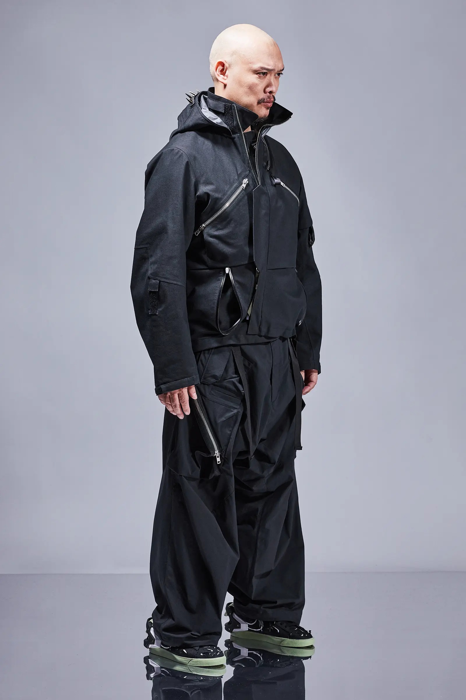 J1WB-BQ 3L Interops Jacket Black - 3